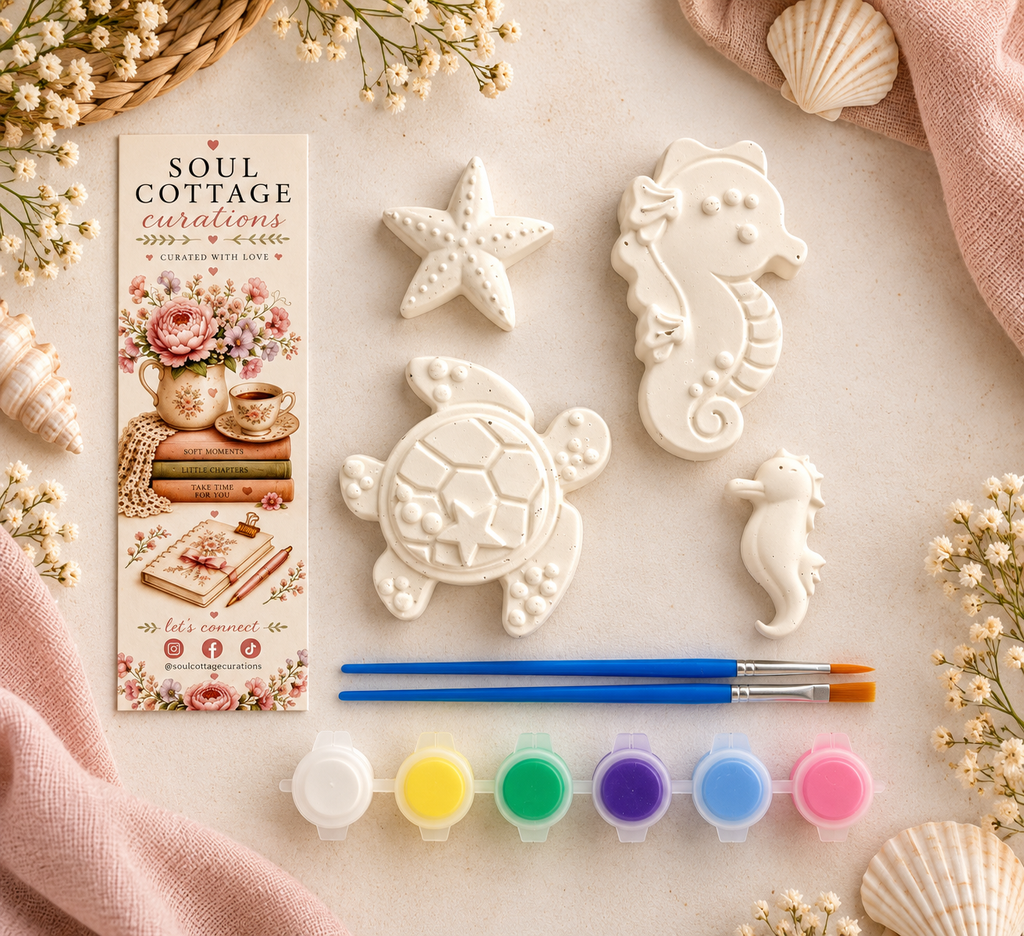 Cosy Paint Kit - Seashell Cottage